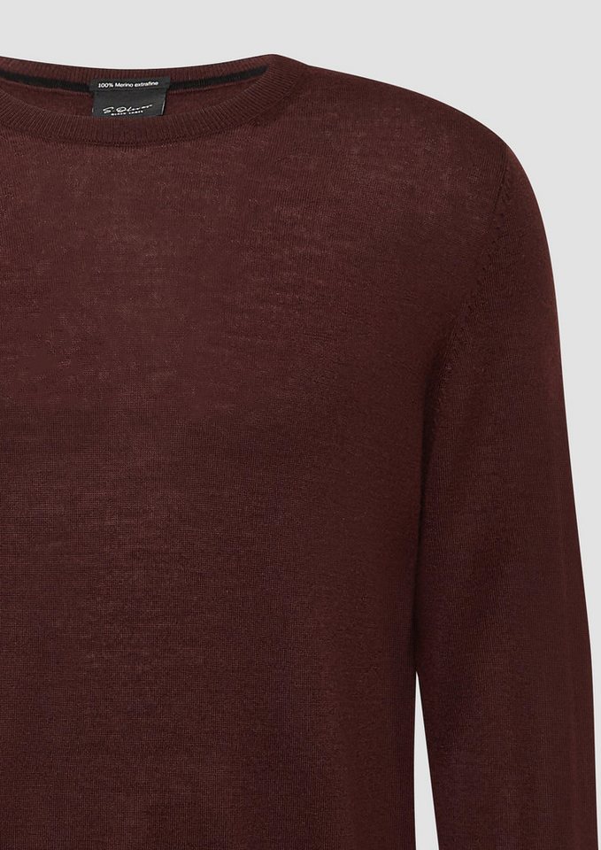 s.Oliver BLACK LABEL Strickpullover Strickpullover aus Merinowolle s.Oliver BLACK LABEL Strickpullover Strickpullover aus Merinowolle von s.Oliver BLACK LABEL