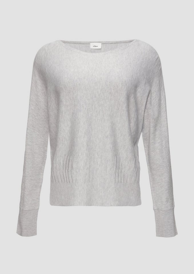 s.Oliver BLACK LABEL Strickpullover Strickpullover mit Strukturmuster am Saum s.Oliver BLACK LABEL Strickpullover Strickpullover mit Strukturmuster am Saum von s.Oliver BLACK LABEL