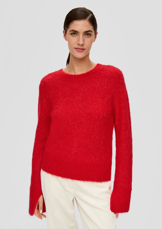 s.Oliver BLACK LABEL Strickpullover Strickpullover aus Wollmix von s.Oliver BLACK LABEL