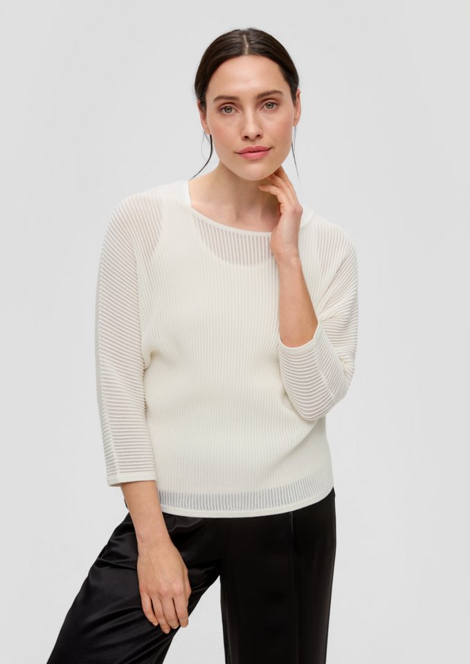s.Oliver BLACK LABEL Strickpullover Strickpullover mit Fledermausärmeln von s.Oliver BLACK LABEL