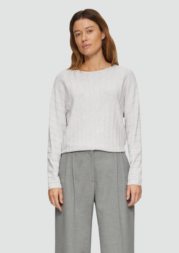 s.Oliver BLACK LABEL Strickpullover Strickpullover mit Fledermausarm und Strukturmuster von s.Oliver BLACK LABEL