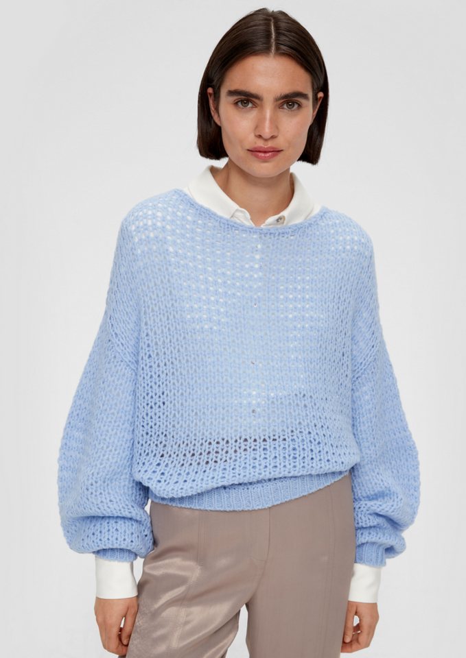 s.Oliver BLACK LABEL Strickpullover Strickpullover mit Stehkragen von s.Oliver BLACK LABEL