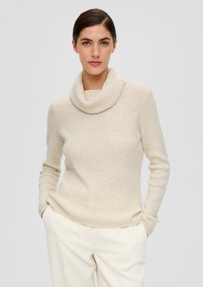 s.Oliver BLACK LABEL Strickpullover Strickpullover mit Turtleneck von s.Oliver BLACK LABEL