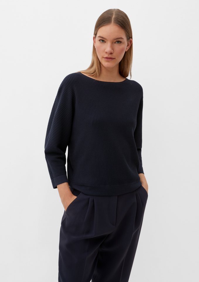 s.Oliver BLACK LABEL Strickpullover Strickpullover mit U-Boot-Ausschnitt von s.Oliver BLACK LABEL