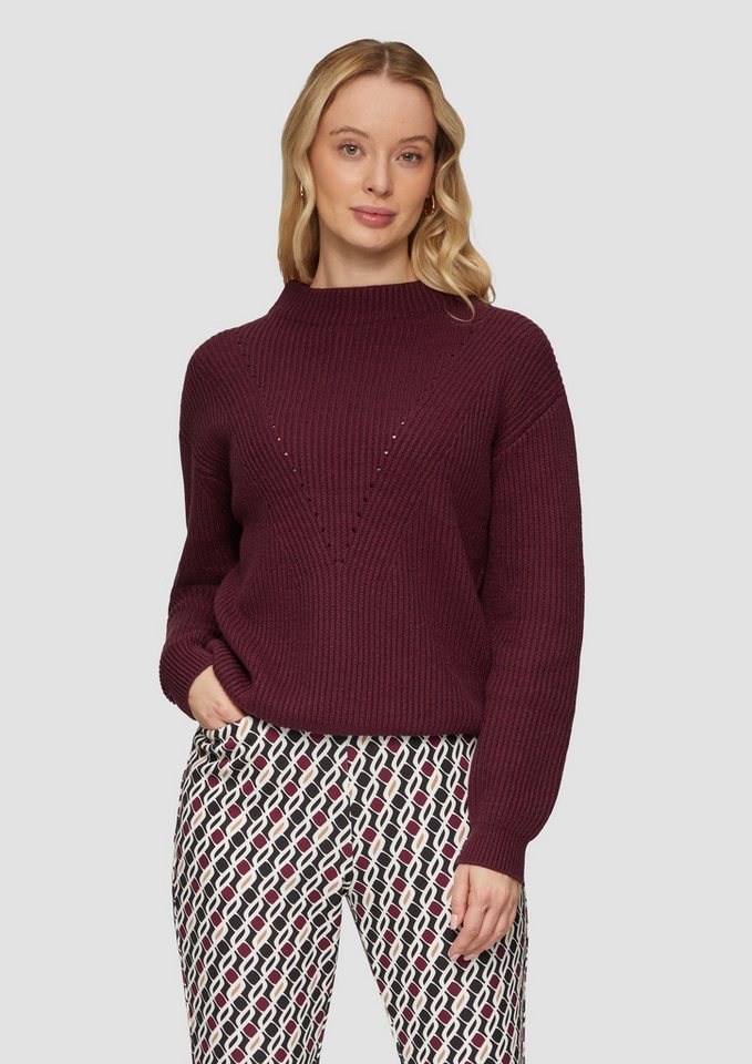 s.Oliver BLACK LABEL Strickpullover Weicher Strickpullover im Relaxed Fit von s.Oliver BLACK LABEL
