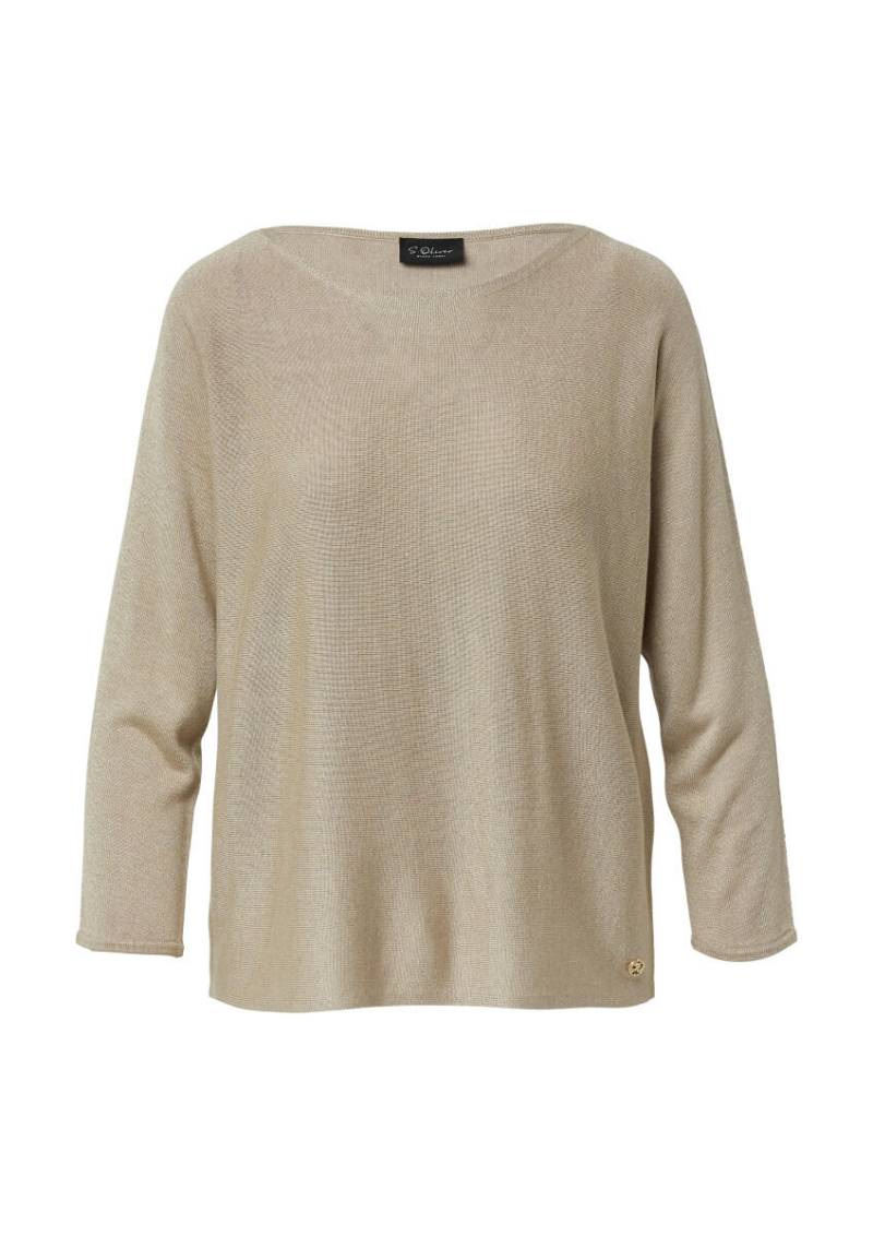 s.Oliver BLACK LABEL - Strickpullover beige - Gr. - 42 von s.Oliver BLACK LABEL