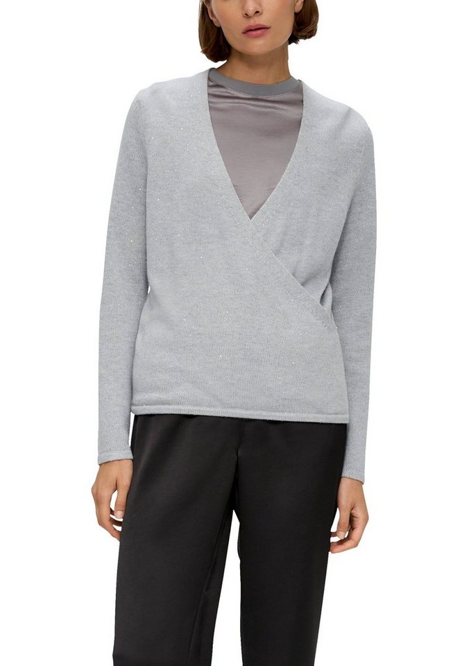 s.Oliver BLACK LABEL Strickpullover in Wickel-Optik von s.Oliver BLACK LABEL