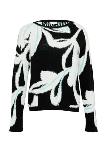 s.Oliver BLACK LABEL Strickpullover mit Intarsienmuster schwarz 44 von s.Oliver BLACK LABEL