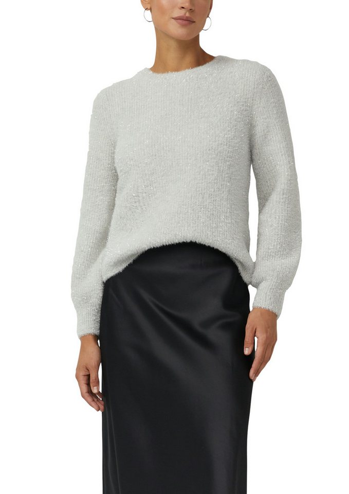 s.Oliver BLACK LABEL Strickpullover mit Rippbündchen von s.Oliver BLACK LABEL