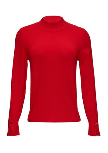 s.Oliver BLACK LABEL Strickpullover mit Schlitz am Ärmel rot 40 von s.Oliver BLACK LABEL
