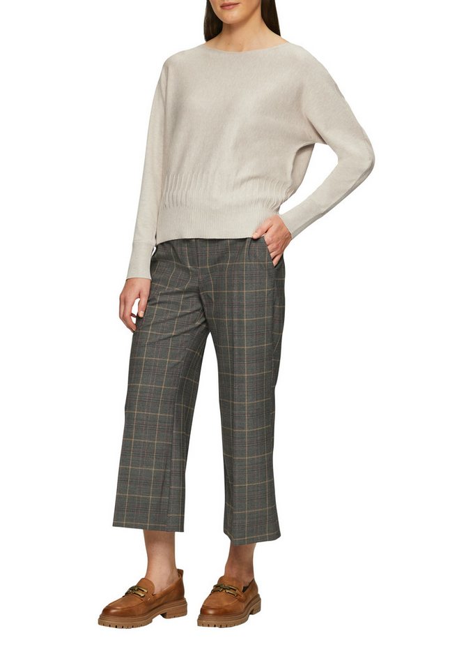 s.Oliver BLACK LABEL Strickpullover mit Strukturmuster am Saum von s.Oliver BLACK LABEL