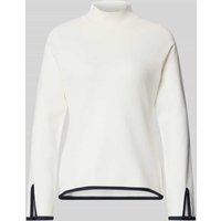 s.Oliver BLACK LABEL Strickpullover mit Turtleneck in Weiss, Größe 40 von s.Oliver BLACK LABEL