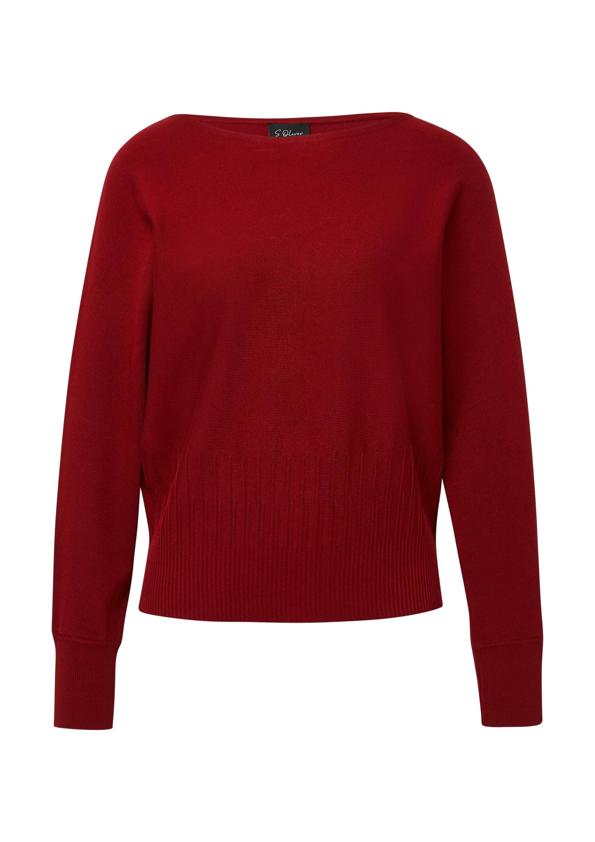 s.Oliver BLACK LABEL - Strickpullover rot - Gr. - 36 von s.Oliver BLACK LABEL