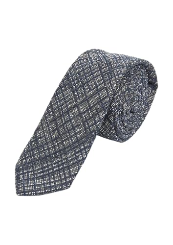 s.Oliver BLACK LABEL Strukturierte Krawatte aus Seidenmix navy 1 von s.Oliver BLACK LABEL