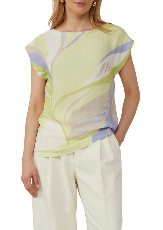 s.Oliver BLACK LABEL T-Shirt mit All-Over Print von s.Oliver BLACK LABEL