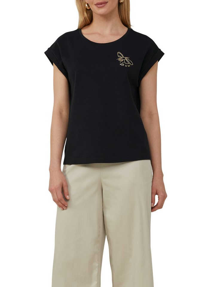 s.Oliver BLACK LABEL T-Shirt mit Motiv Print von s.Oliver BLACK LABEL