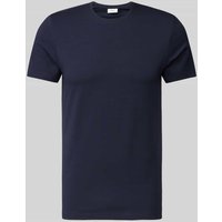 s.Oliver BLACK LABEL T-Shirt mit Rundhalsausschnitt in Blau, Größe L von s.Oliver BLACK LABEL