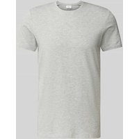 s.Oliver BLACK LABEL T-Shirt mit Rundhalsausschnitt in Hellgrau, Größe L von s.Oliver BLACK LABEL
