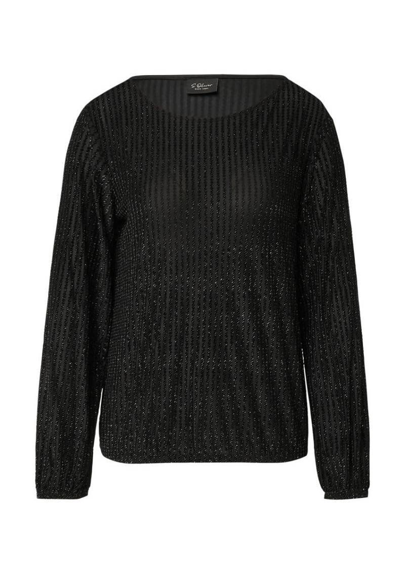 s.Oliver BLACK LABEL - T-Shirt schwarz - Gr. - 34 von s.Oliver BLACK LABEL