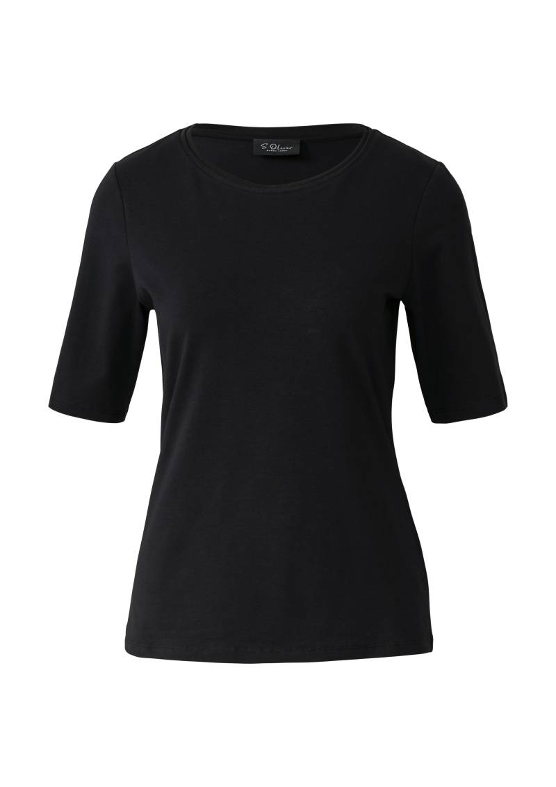 s.Oliver BLACK LABEL - T-Shirt schwarz - Gr. - 40 von s.Oliver BLACK LABEL