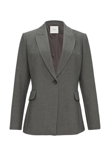 s.Oliver BLACK LABEL Taillierter Blazer im Slim Fit anthrazit 40 s.Oliver BLACK LABEL Taillierter Blazer im Slim Fit anthrazit 40 von s.Oliver BLACK LABEL
