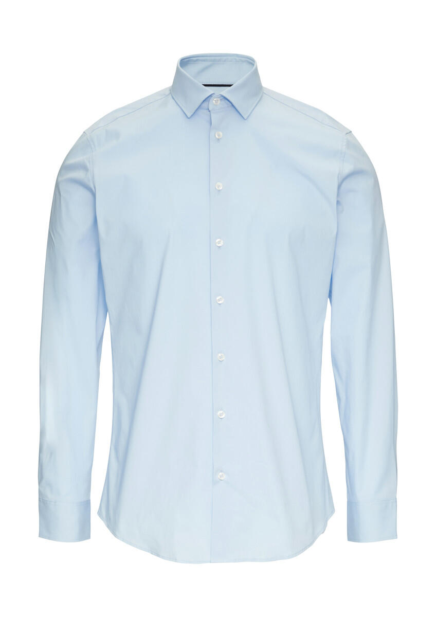 s.Oliver BLACK LABEL - Tailored Fit: Businesshemd blau - Gr. - 42 von s.Oliver BLACK LABEL