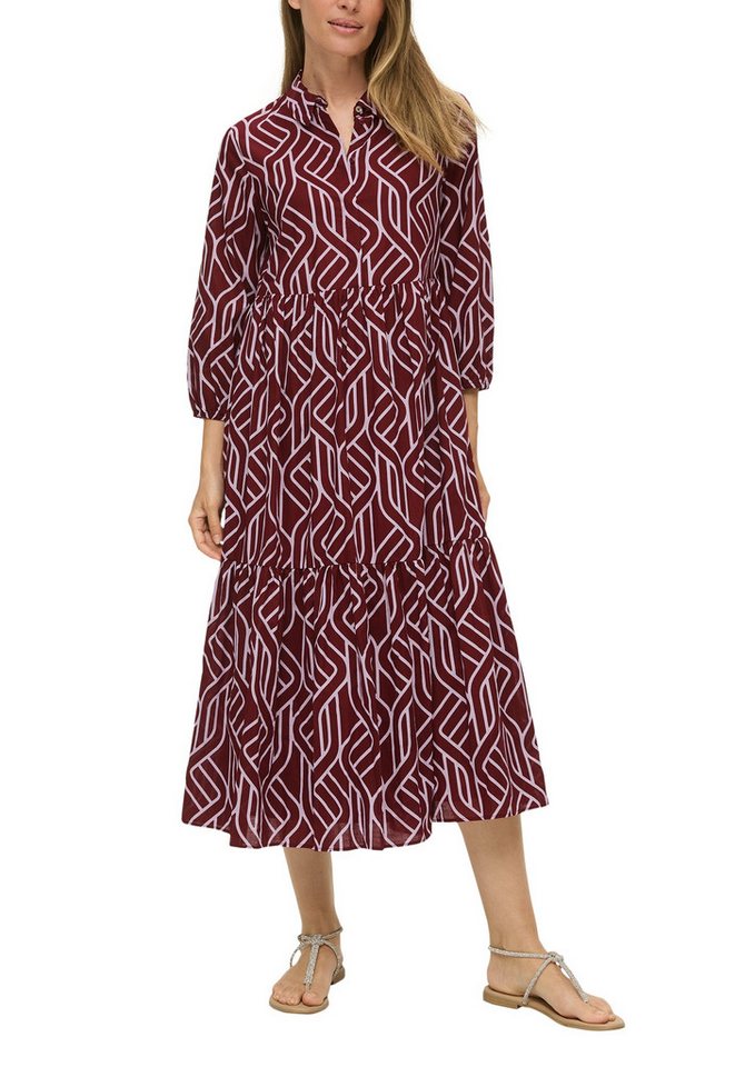 s.Oliver BLACK LABEL Tunikakleid Langarm mit Allover-Print s.Oliver BLACK LABEL Tunikakleid Langarm mit Allover-Print von s.Oliver BLACK LABEL