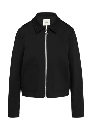 s.Oliver BLACK LABEL Viskosemix-Jacke mit Hemdkragen schwarz 48 s.Oliver BLACK LABEL Viskosemix-Jacke mit Hemdkragen schwarz 48 von s.Oliver BLACK LABEL