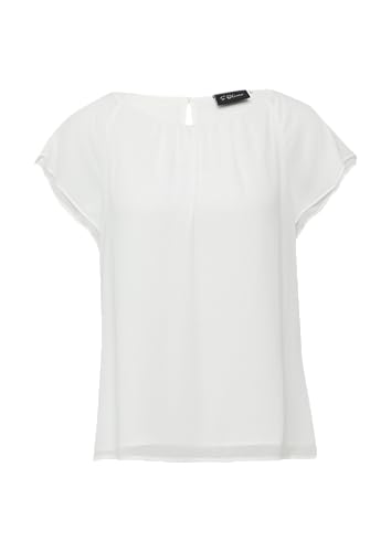s.Oliver BLACK LABEL Weiche Viskosebluse mit All-Over-Print Creme 44 von s.Oliver BLACK LABEL