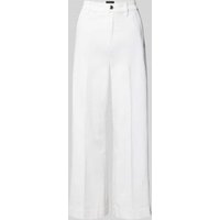 s.Oliver BLACK LABEL Wide Leg Jeans im Culotte-Stil Modell 'SURI' in Weiss, Größe 40 von s.Oliver BLACK LABEL