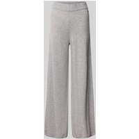 s.Oliver BLACK LABEL Wide Leg Strickhose aus Woll-Kaschmir-Mix in Hellgrau, Größe 42 s.Oliver BLACK LABEL Wide Leg Strickhose aus Woll-Kaschmir-Mix in Hellgrau, Größe 42 von s.Oliver BLACK LABEL