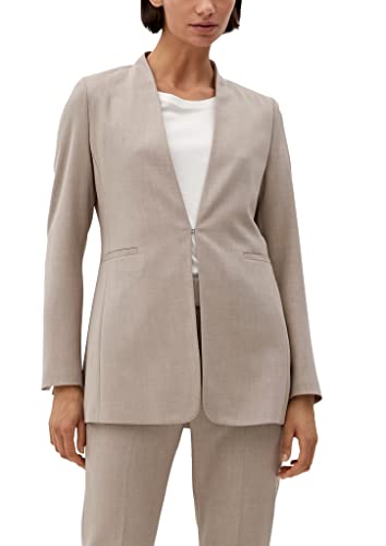 s.Oliver BLACK LABEL Women's 10.2.20.15.152.2121908 Blazer, Brown, 48 von s.Oliver BLACK LABEL