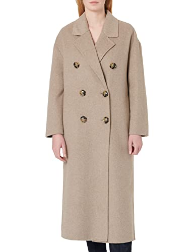 s.Oliver BLACK LABEL Women's 150.12.208.16.151.2116455 Mantel Langarm, beige Melange, 36 von s.Oliver BLACK LABEL