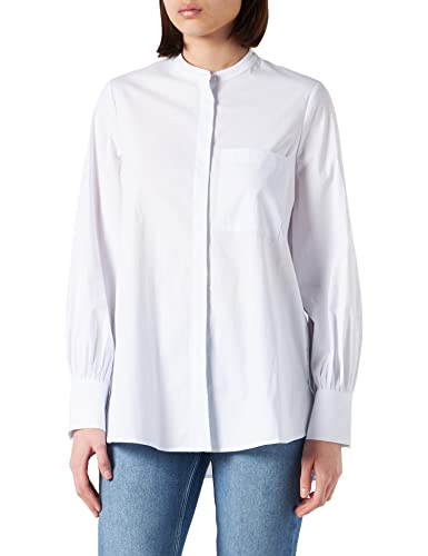 s.Oliver BLACK LABEL Women's 150.20.201.10.100.2117688 Blouse, White, 34 von s.Oliver BLACK LABEL