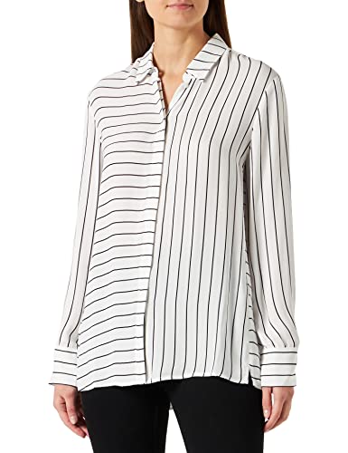 s.Oliver BLACK LABEL Women's 2126935 Bluse, Langarm, White, 42 von s.Oliver BLACK LABEL