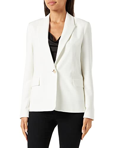 s.Oliver BLACK LABEL Women's Blazer Slim Fit, White, 36 von s.Oliver BLACK LABEL