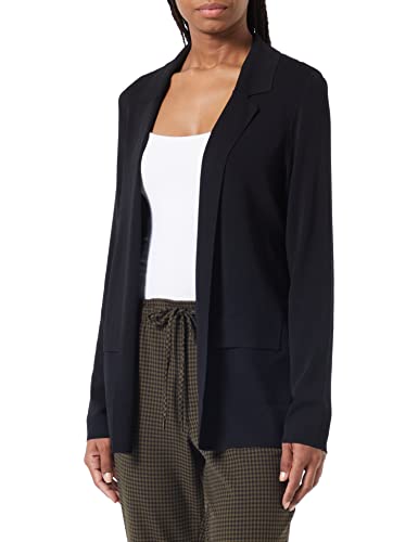 s.Oliver BLACK LABEL Damen Cardigan Strickjacke, Grey/Black, 38 EU von s.Oliver BLACK LABEL