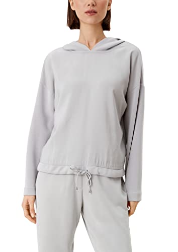 s.Oliver BLACK LABEL Women's Sweatshirt Langarm Loose FIT, Light Grey, 38 von s.Oliver BLACK LABEL