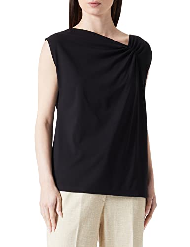 s.Oliver BLACK LABEL Women's T-Shirt, Kurzarm, Grey/Black, 40 von s.Oliver BLACK LABEL