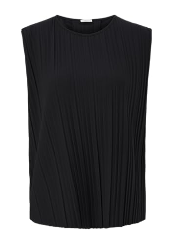 s.Oliver BLACK LABEL Women's T-Shirt mit Plisseefalten, 34 von s.Oliver BLACK LABEL