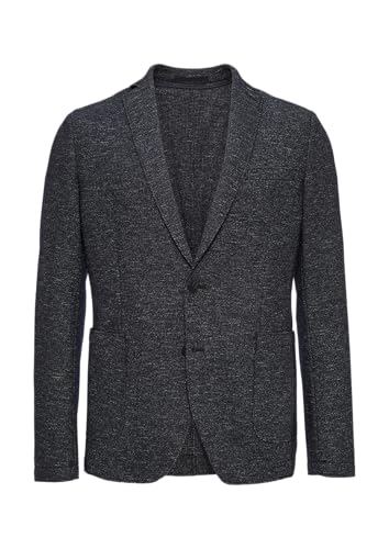 s.Oliver BLACK LABEL s.O Jogg: Halbgefüttertes Einzelsakko aus Wollmix Navy 46 von s.Oliver BLACK LABEL