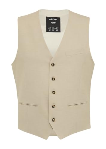 s.Oliver BLACK LABEL s.O Pure: Anzug-Weste mit feiner Webstruktur helles beige 54 s.Oliver BLACK LABEL s.O Pure: Anzug-Weste mit feiner Webstruktur helles beige 54 von s.Oliver BLACK LABEL