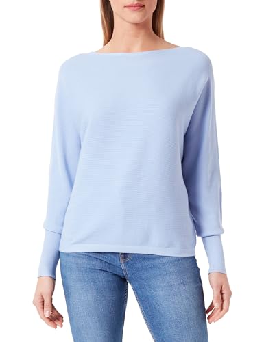 s.Oliver Black Label Damen 2138909 Pullover mit Musterstruktur, Blue, 42 von s.Oliver BLACK LABEL