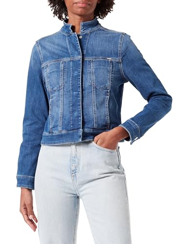 s.Oliver Black Label Damen 2140541 Jeansjacke mit Stehkragen, 57Z5, 36 von s.Oliver BLACK LABEL