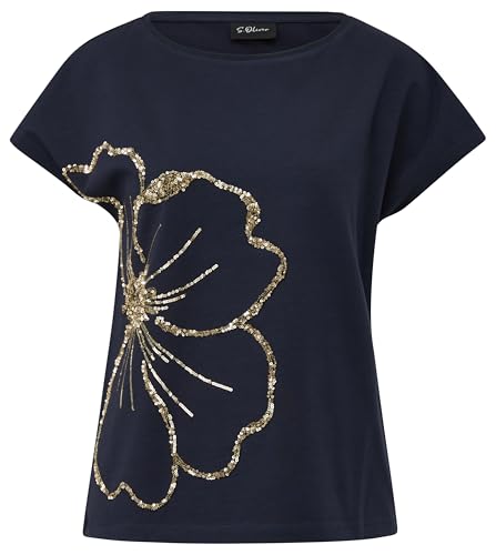 s.Oliver Black Label Damen 2168570 T-Shirt, 59D5, 44 von s.Oliver BLACK LABEL