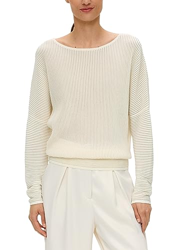 s.Oliver Black Label Damen Strickpullover White 40 von s.Oliver BLACK LABEL