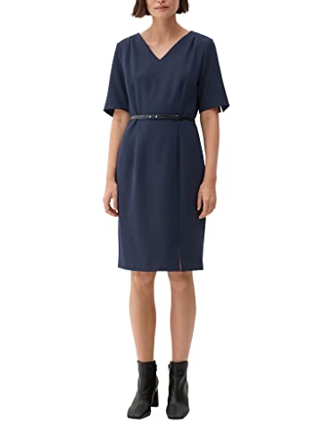 s.Oliver Damen 10.2.20.20.200.2121942 Kleid, 5959 blau, 46 von s.Oliver BLACK LABEL