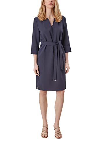 s.Oliver Damen 150.11.899.20.200.2105275 Kleid, 5959 blau, 46 von s.Oliver BLACK LABEL