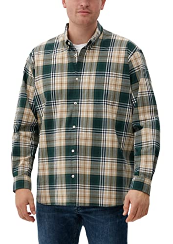 s.Oliver Big Size Men's 10.3.16.11.120.2124748 Shirt, Green, 4XL von s.Oliver