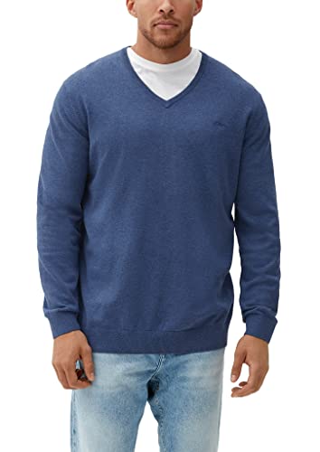 s.Oliver Big Size Men's 10.3.16.17.170.2124590 Sweater, Blue, 4XL von s.Oliver